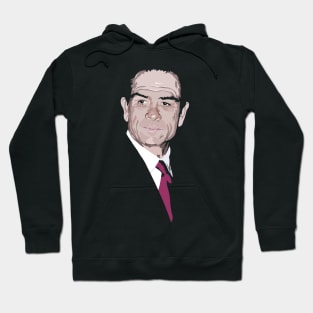 Tommy Lee Jones Portrait Hoodie